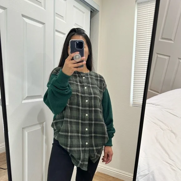 LF STORE PLAID SWEATER - Picture 1 of 7